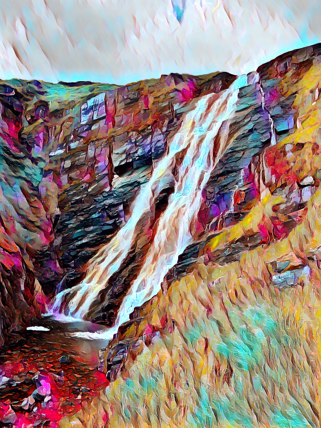 Stobh Gabhar Waterfall