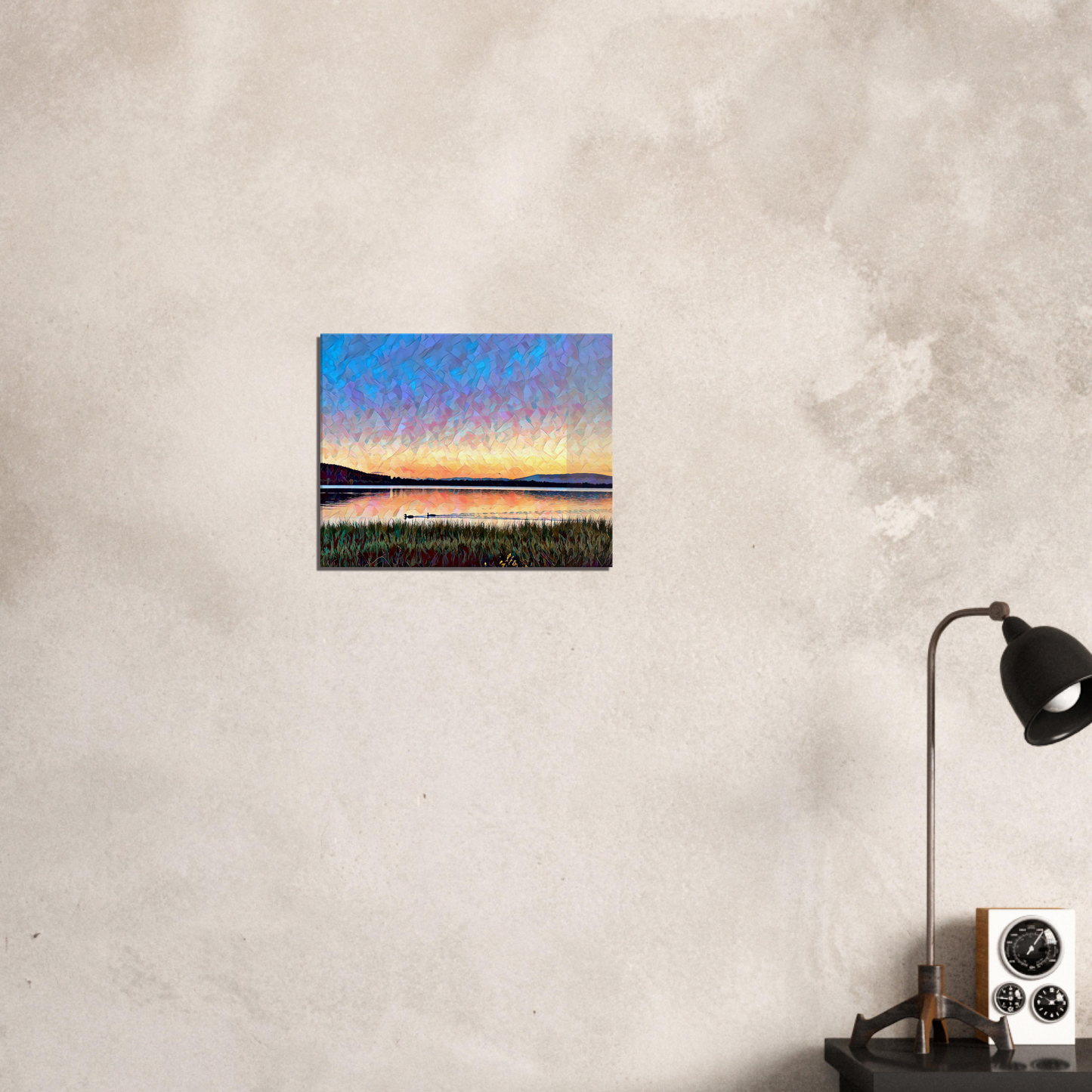 Loch Morlich Sunset Wall Canvas